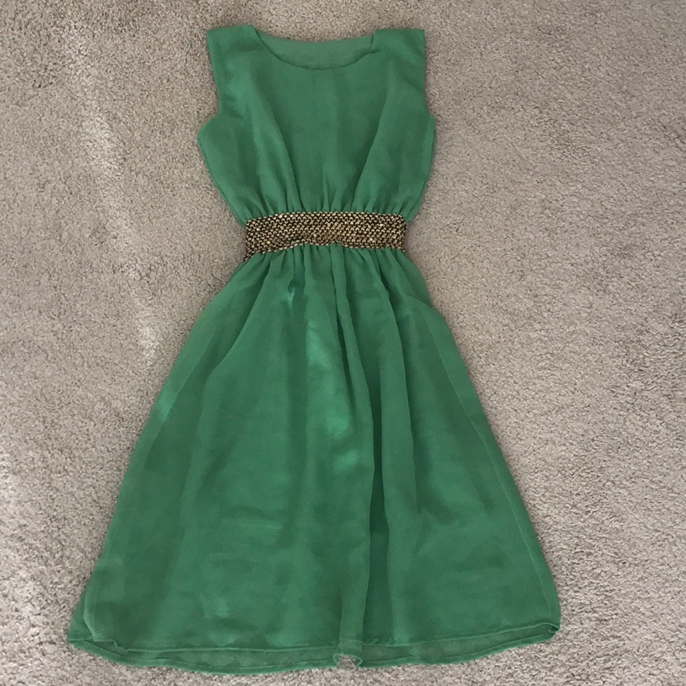Wait Stretch Fit And Flare Dress